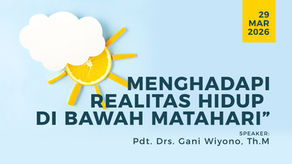 Gani Wiyono - Menghadapi Realitas Hidup di Bawah Matahari (MDC Surabaya)
