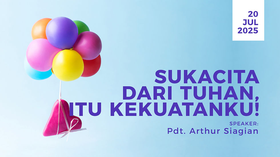 Arthur Siagian - Sukacita dari Tuhan, itu Kekuatanku!