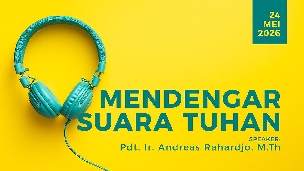 Andreas Rahardjo - Mendengar Suara Tuhan