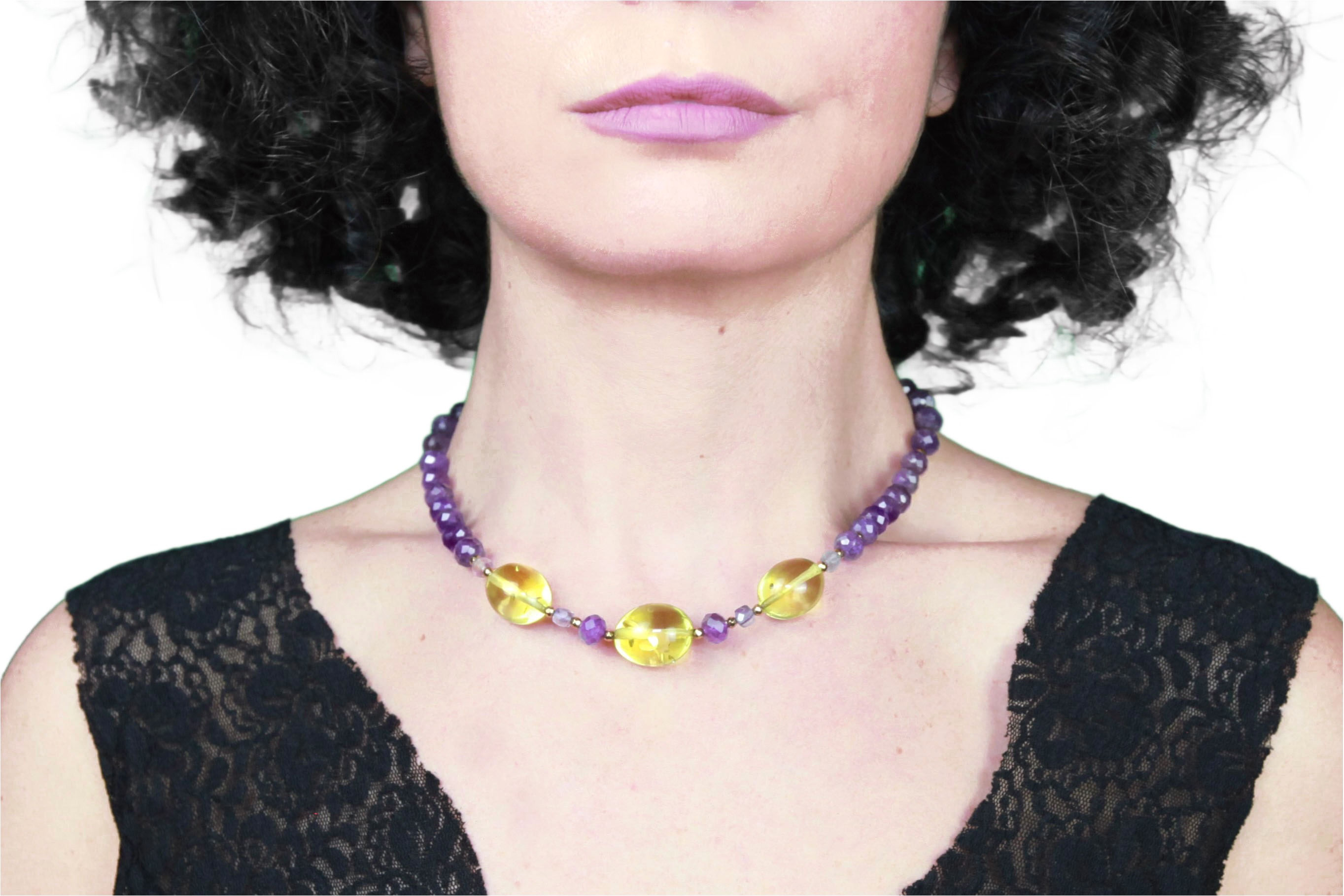 #bayluxjewel #collana #ametista