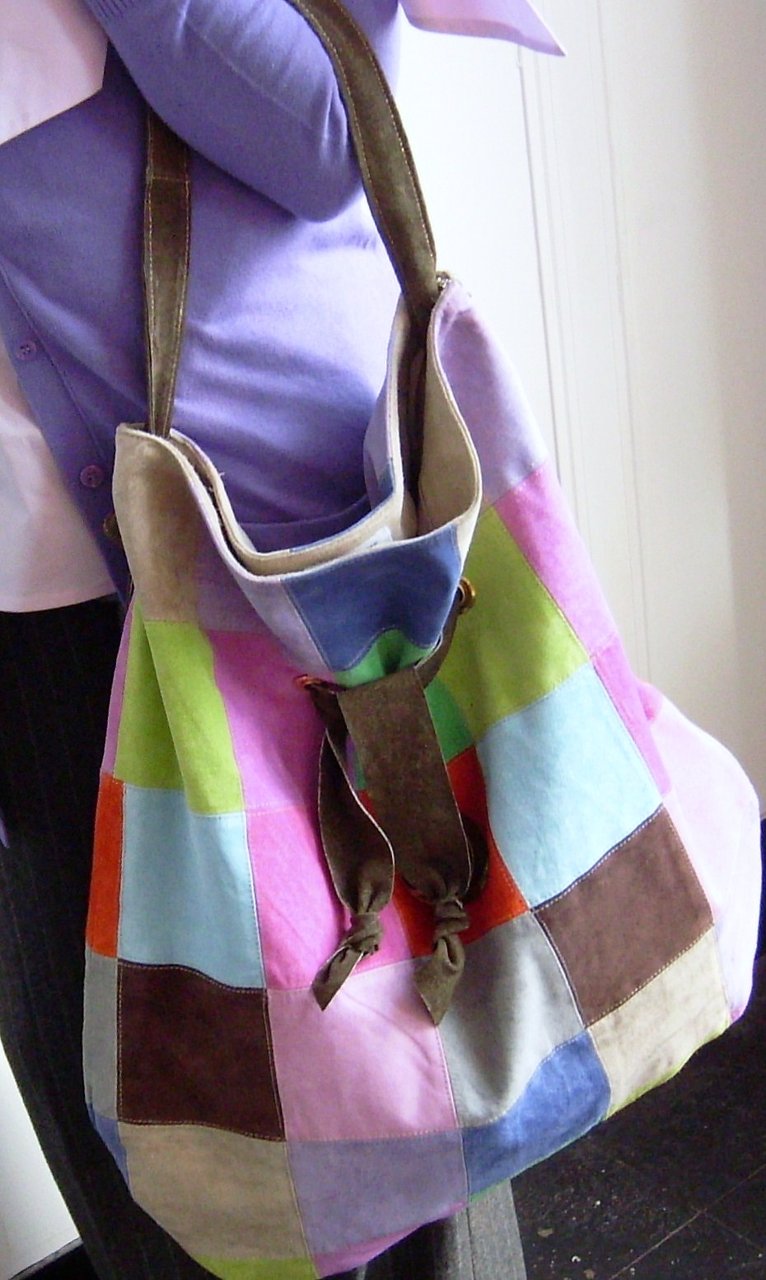 Upcycled Patcwork Hobo