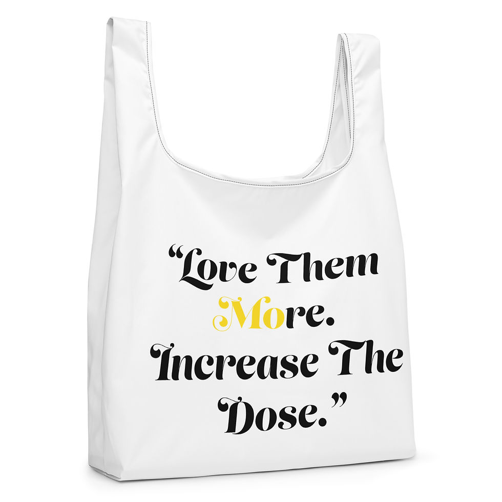 Thumbnail: Love More - DeanHawk Foundation Shopping Bag