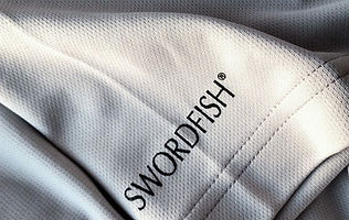 White Swordfish cycling shirt