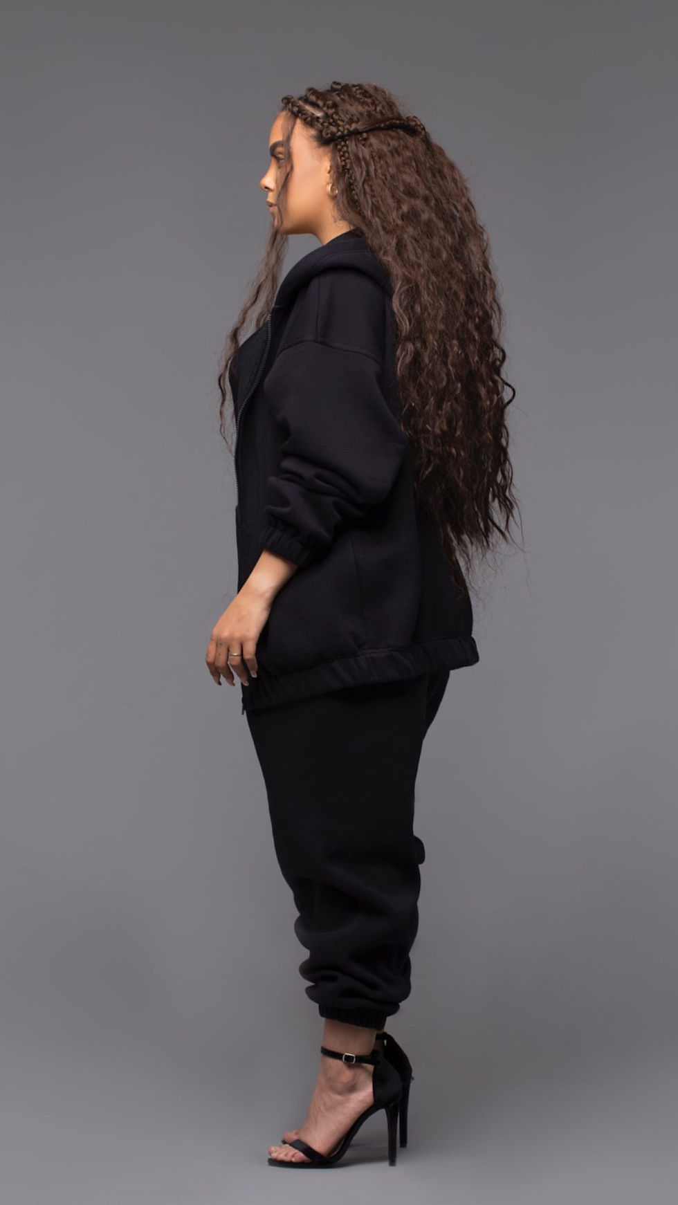 Miniatura: Black Oversized Hoodie