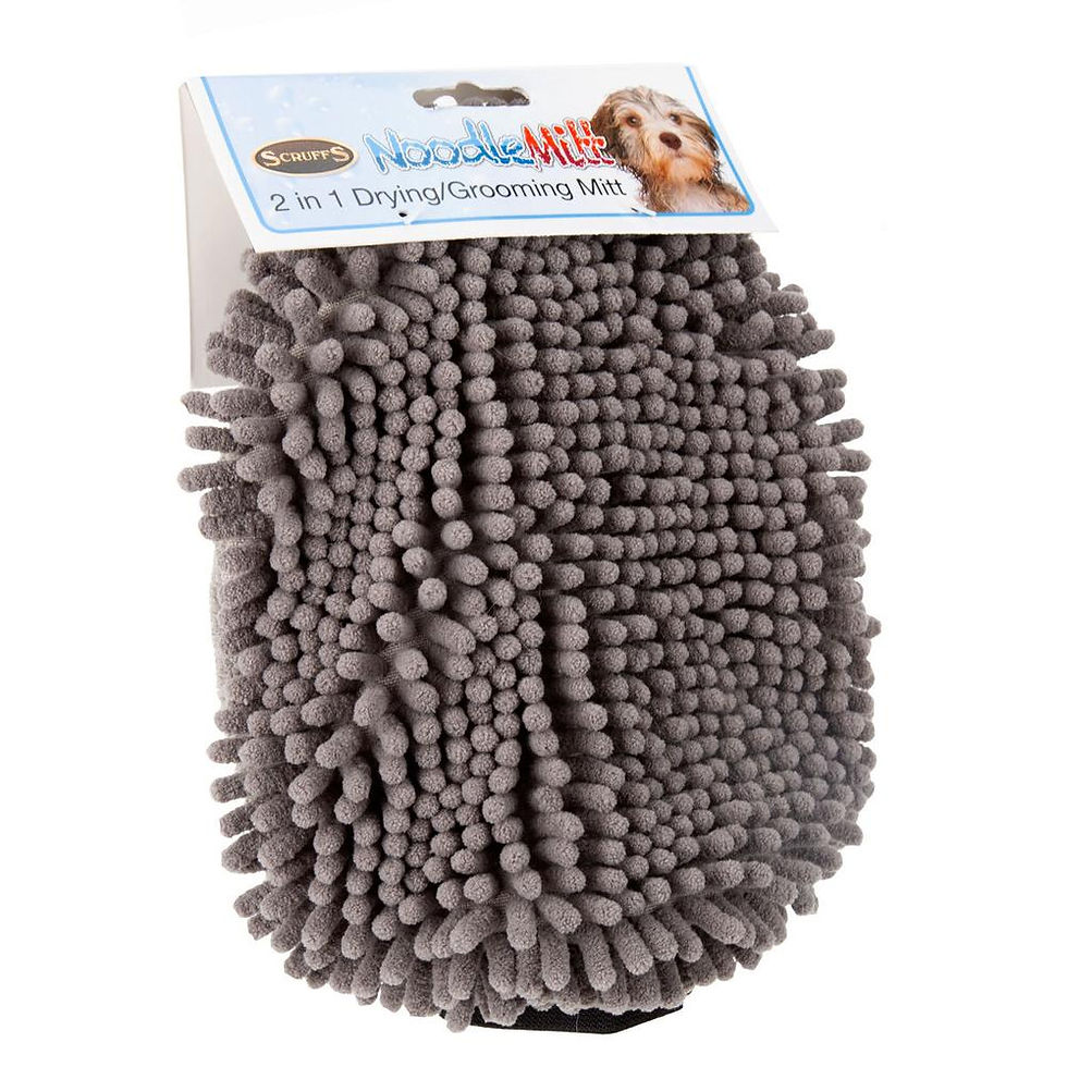 Thumbnail: Scruffs Noodle Dry Mat & Grooming Glove Set