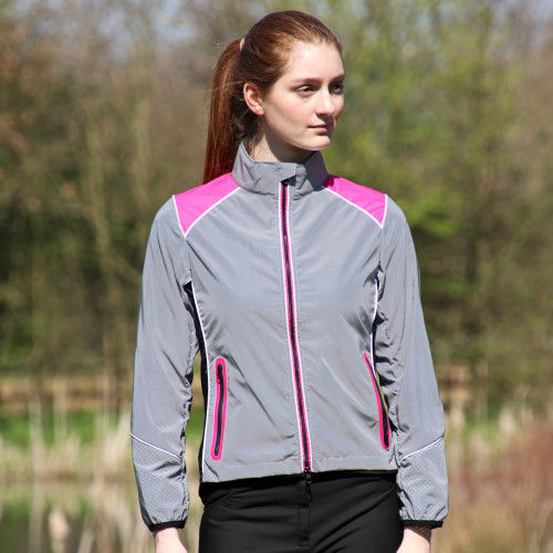 Thumbnail: Silva Flash Two Tone Reflective Jacket by Hy Equestrian