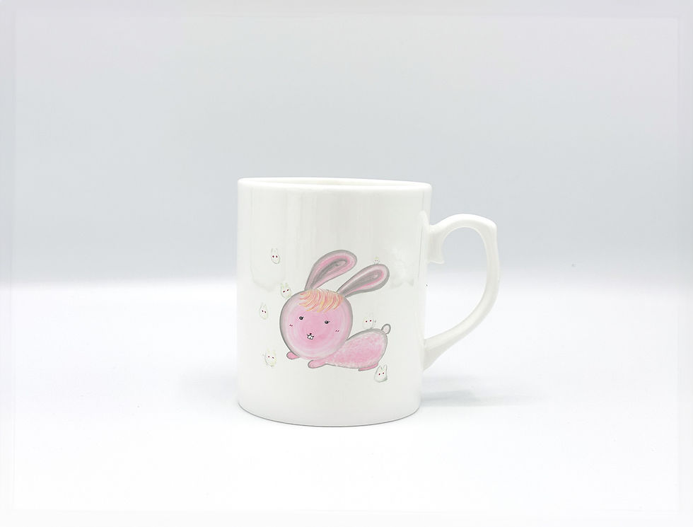 Thumbnail: 370ml 塑膠彩動物圖案骨瓷杯 Acrylic Animal Pattern Cup