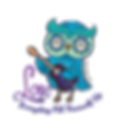 Back Home Glitter Owl Sticker
