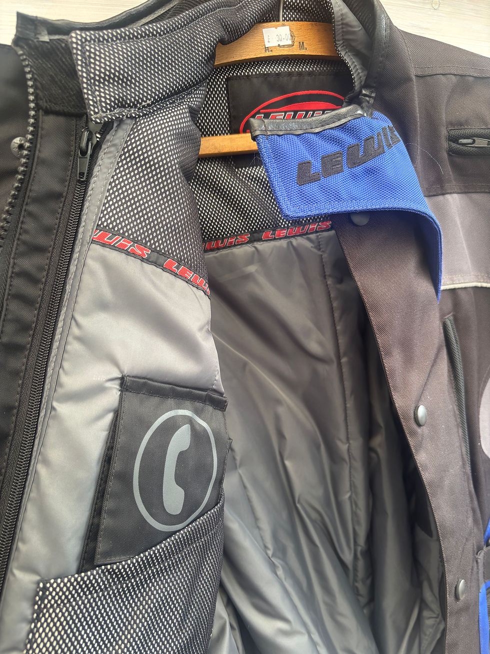 Thumbnail: Ladies Lewis Motorcycle Jacket. Size M.
