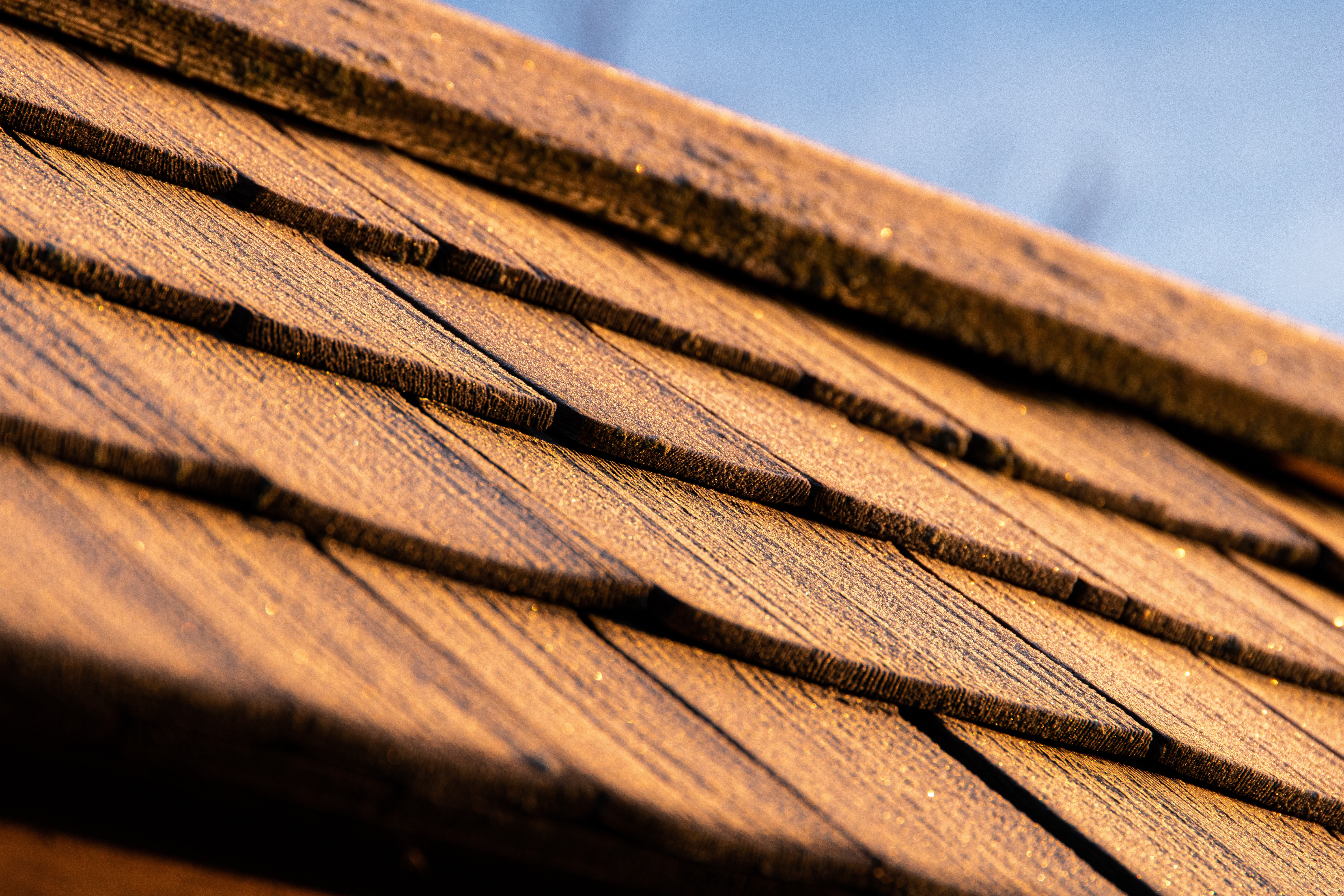 Shake roofing