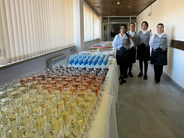 Учениците от 12 Б клас обслужиха кетъринга по встъпването на новия кмет на община Самоков