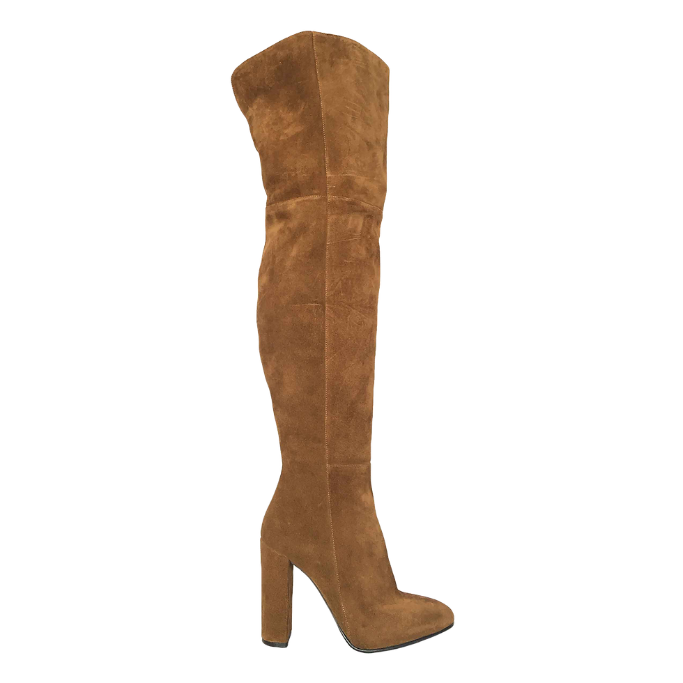 HEIDI Taube Suede Leather Over The Knee Boots, Thigh High Boots