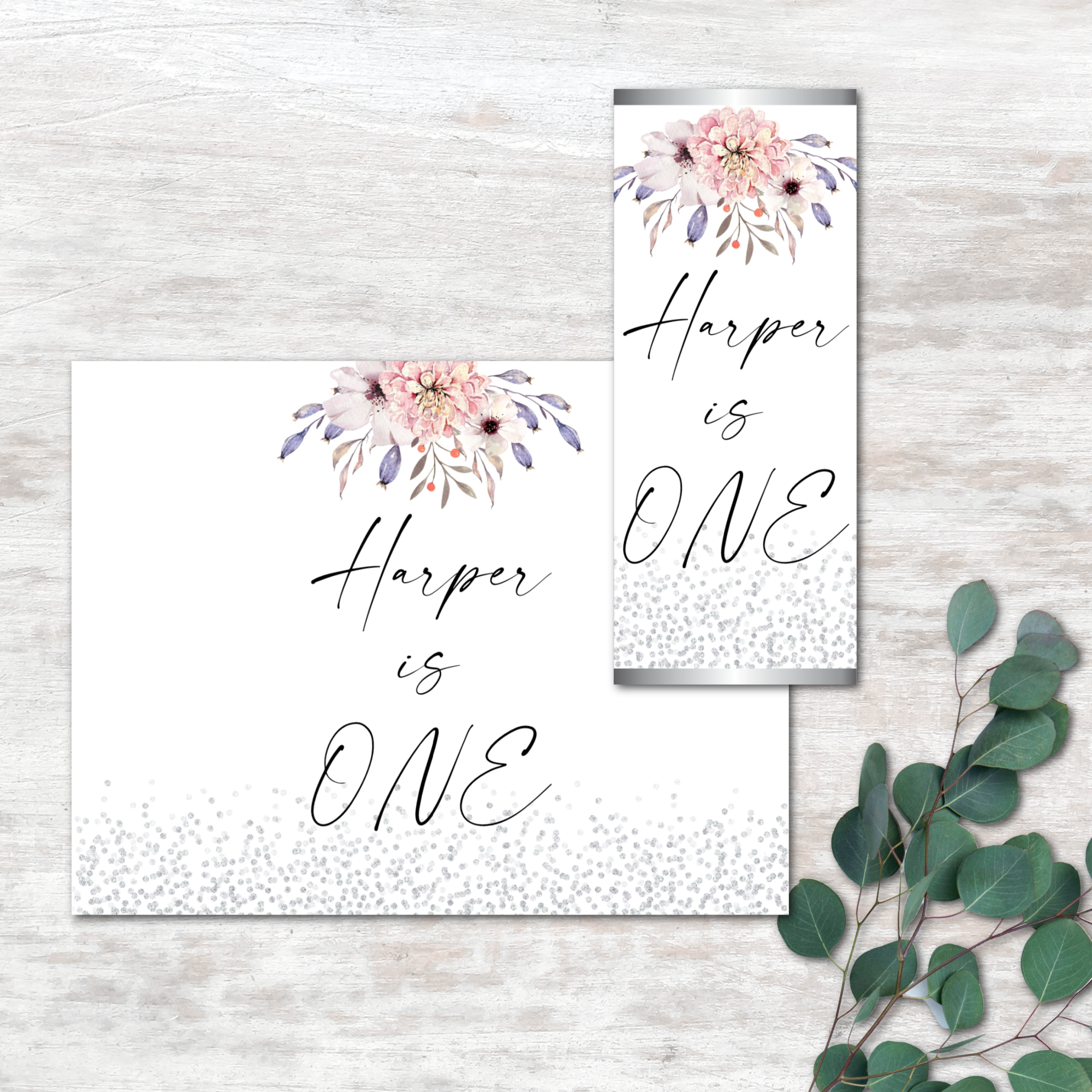 Silver Boho Choc Label