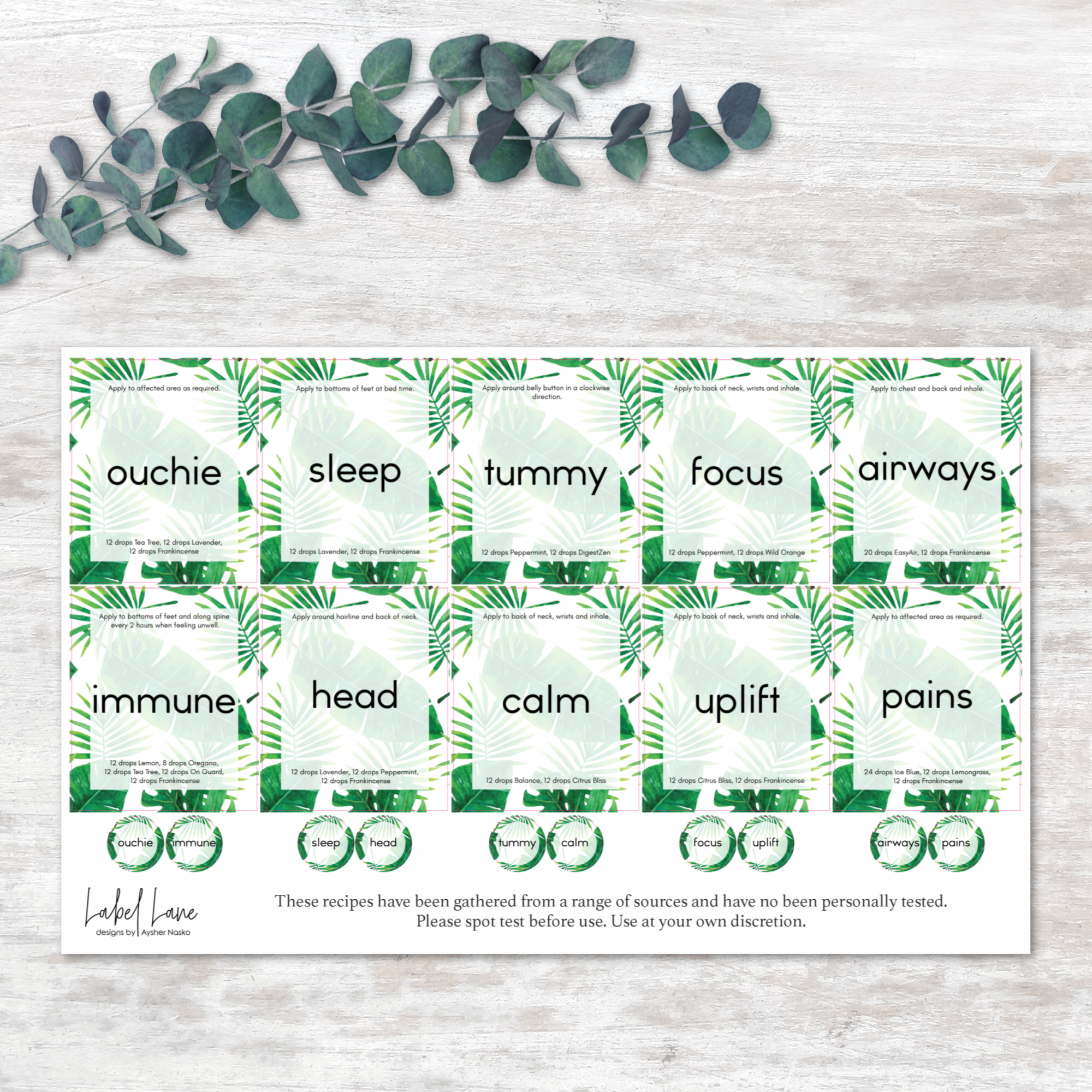 Botanical Roller Set