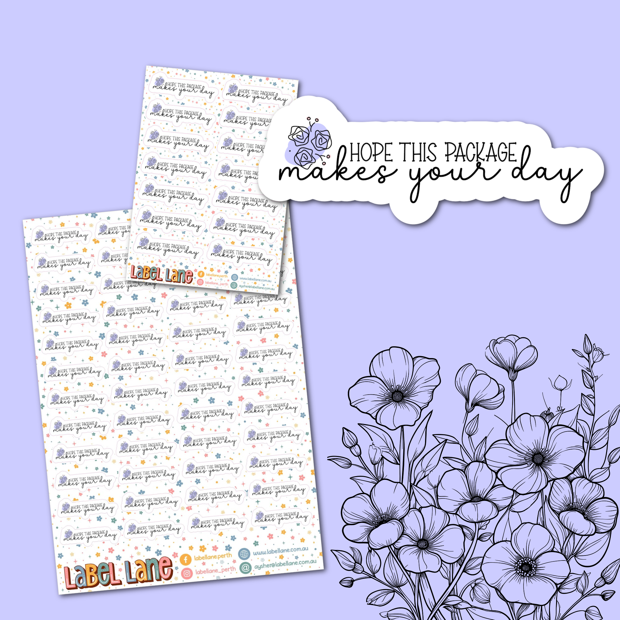 Floral Aesthetic - Hope This Package Makes Your Day