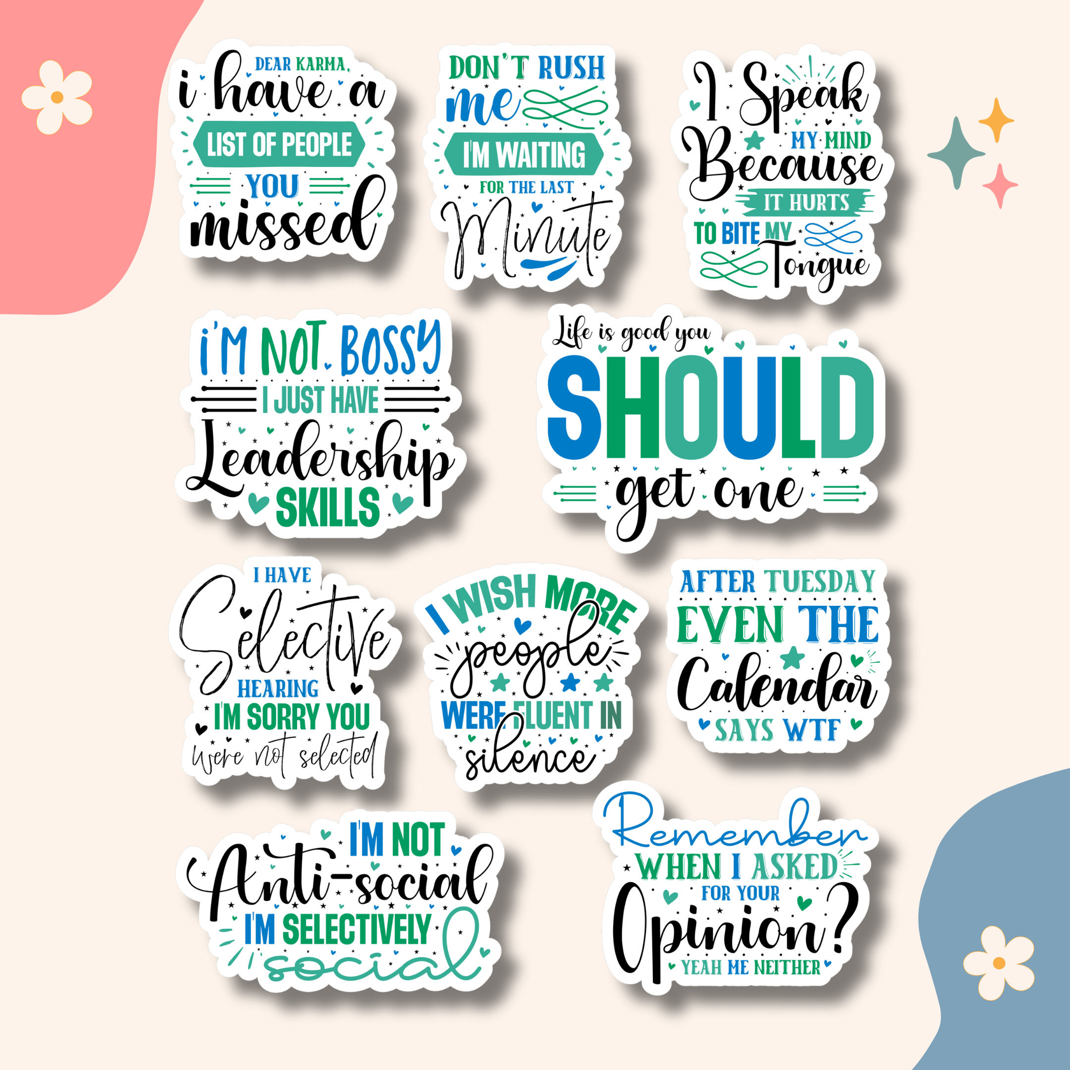 Sarcastic Set 1