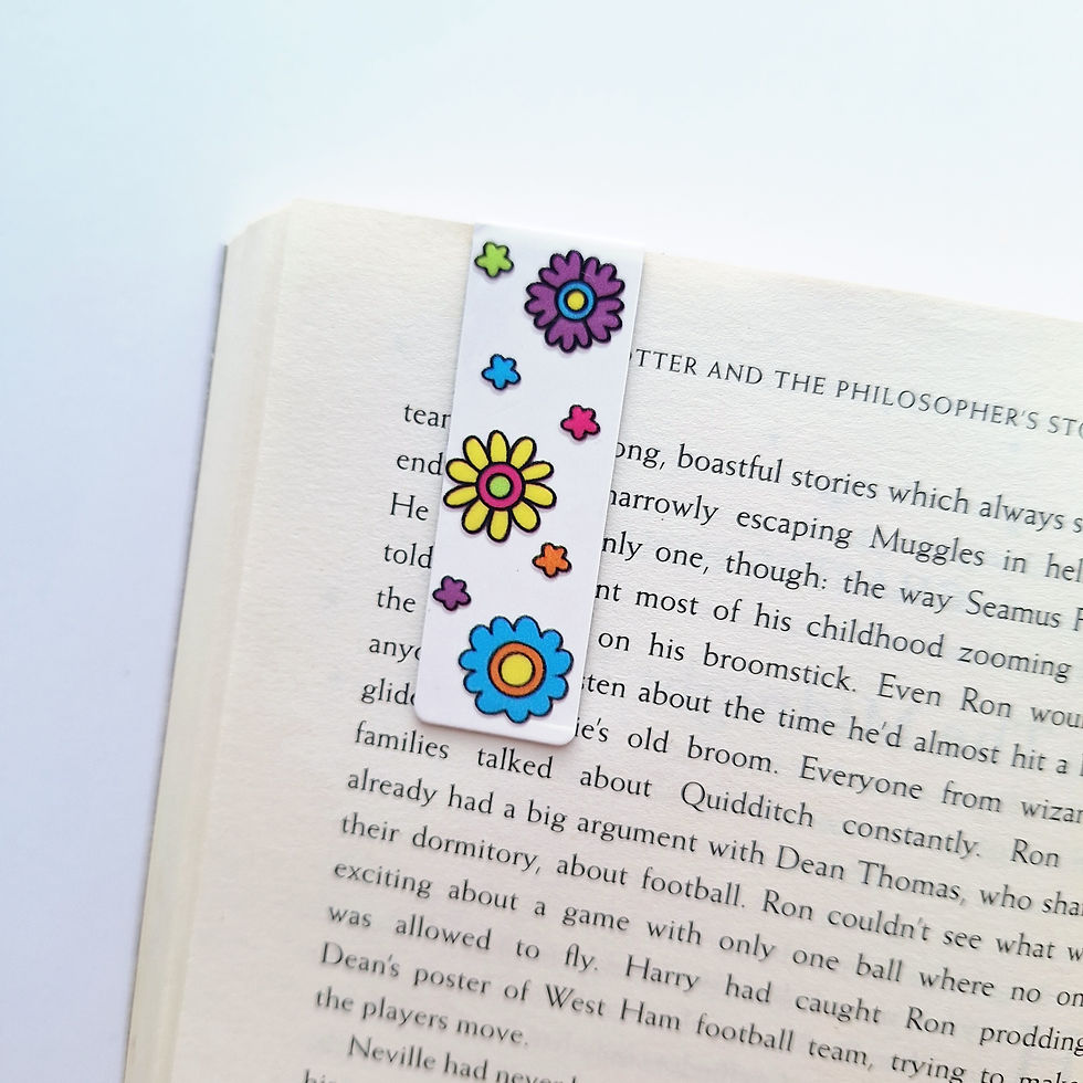 Thumbnail: Colourful Magnetic Bookmark - Set of 3
