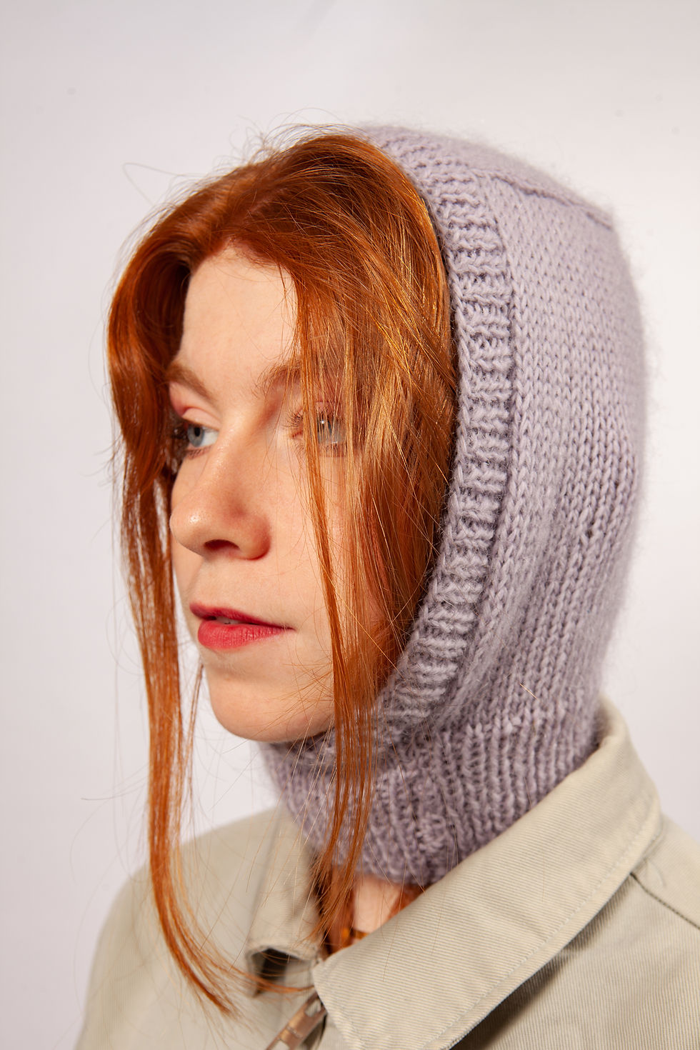 Thumbnail: The Softie Balaclava Hand Knit Pattern - beginner