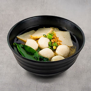 Cuttle Fish Ball Noodle Soup