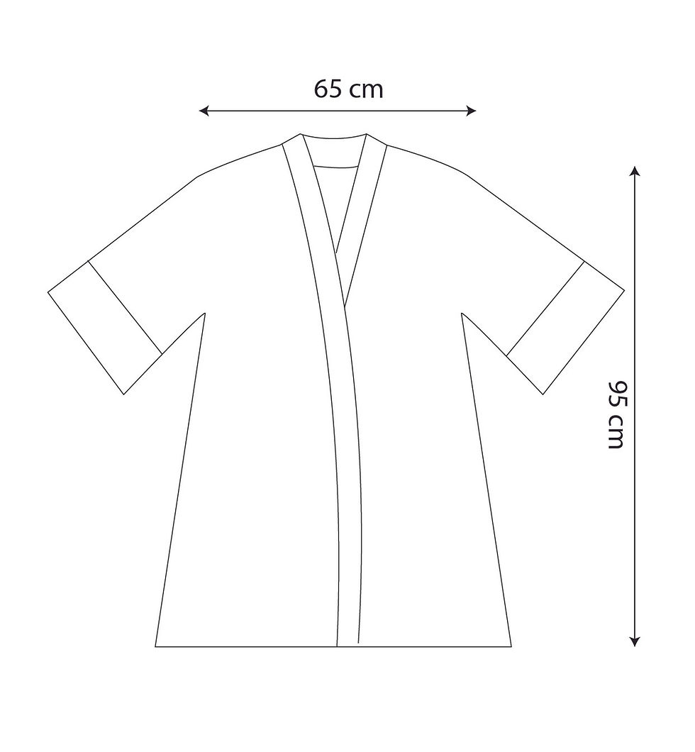 Küçük resim: Göz Sembollü Müslin Kimono