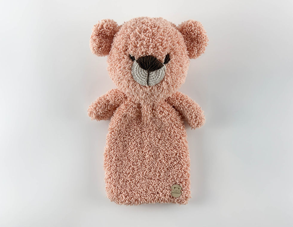 Küçük resim: Teddy Uyku Arkadaşı ve Şapka Eldiven Bebek Seti