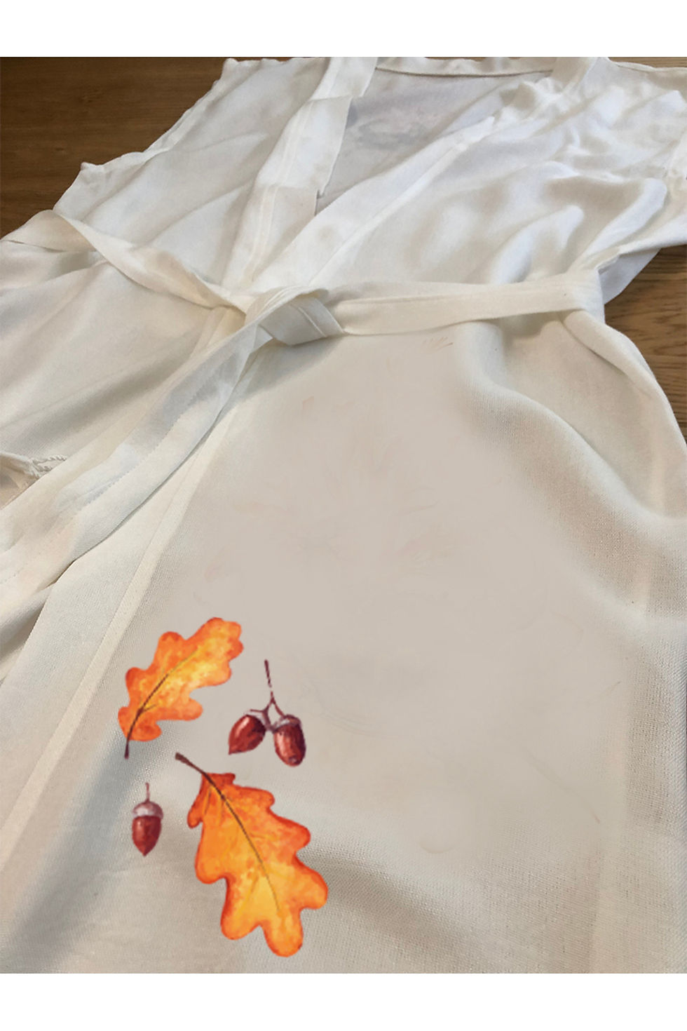 Küçük resim: Meşe Palamudu Bambu Peştemal Kimono