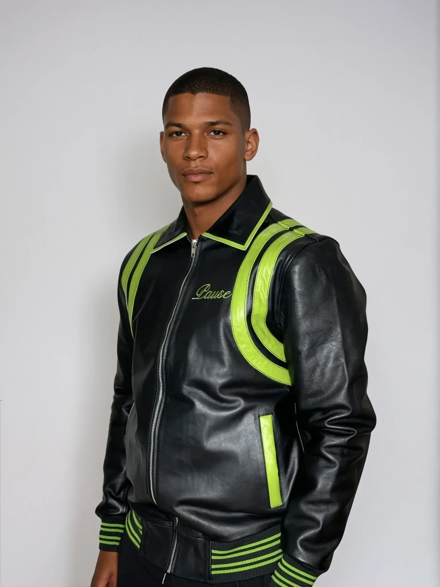 Bombers en cuir (délai livraison : 3-5 semaines)