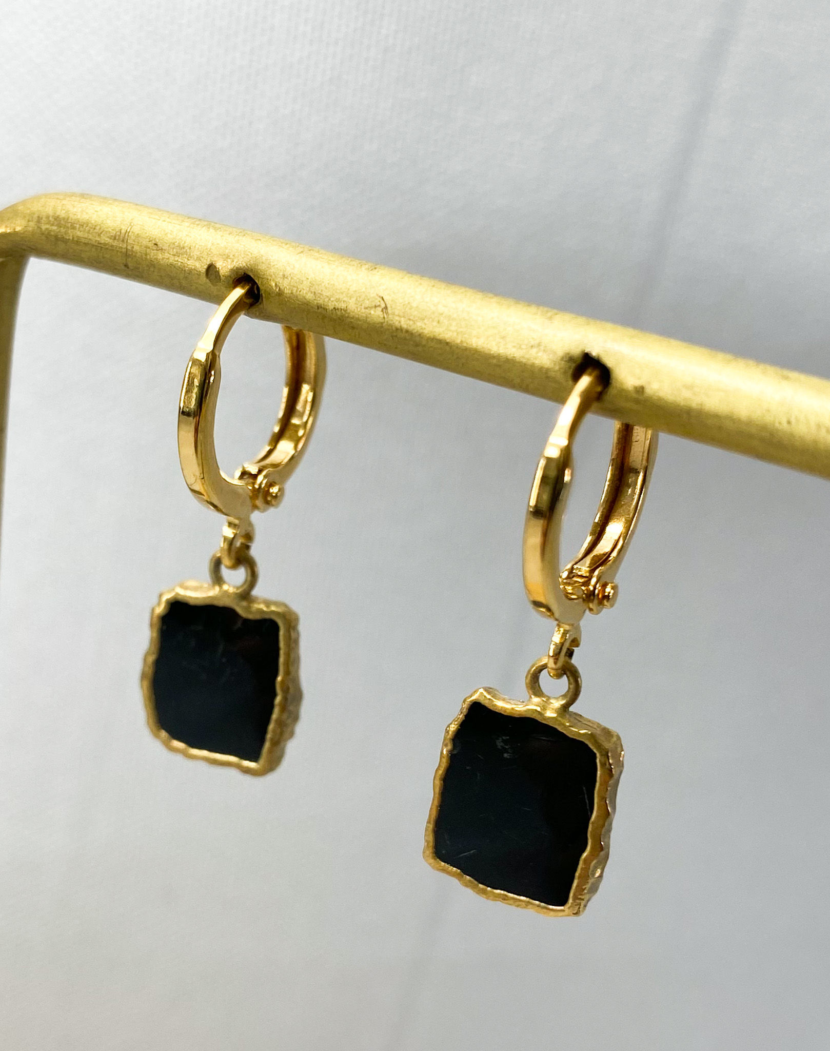 Boucles d'oreilles ELENA Onyx
