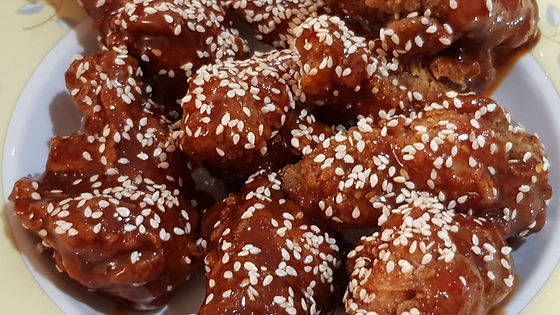 Chicken BBQ Wings (6 Pcs) - Korean style