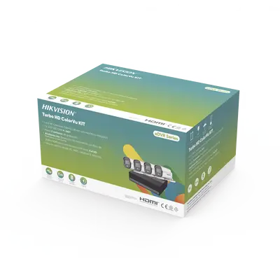 kit completo 4 camaras a color 24/7 con microfono