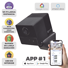 Mini Cámara IP Inalámbrica Con Batería Recargable (Cero Cables) / 2 Megapíxel / Uso en Interior
