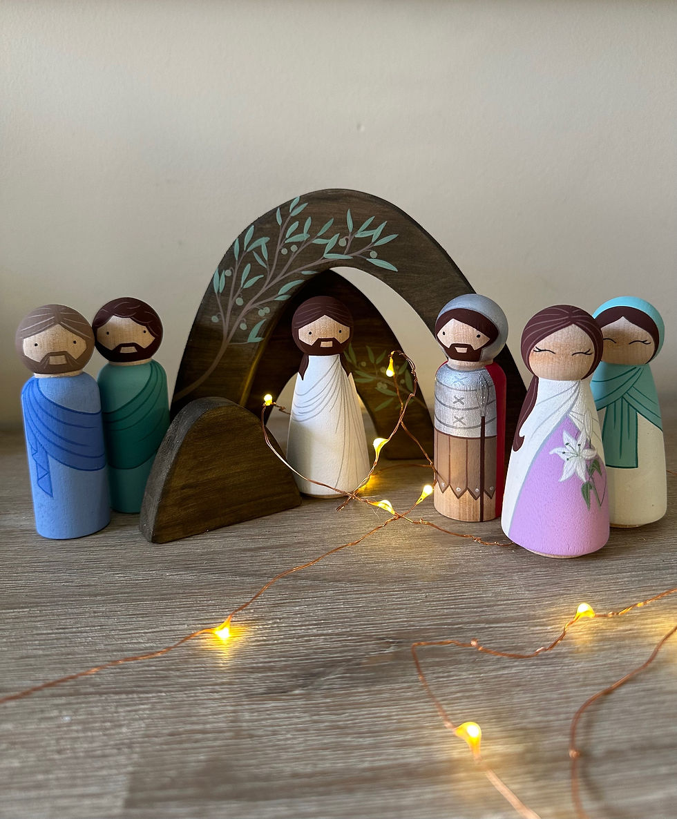 Thumbnail: Easter Creche Set // Ready to Ship 