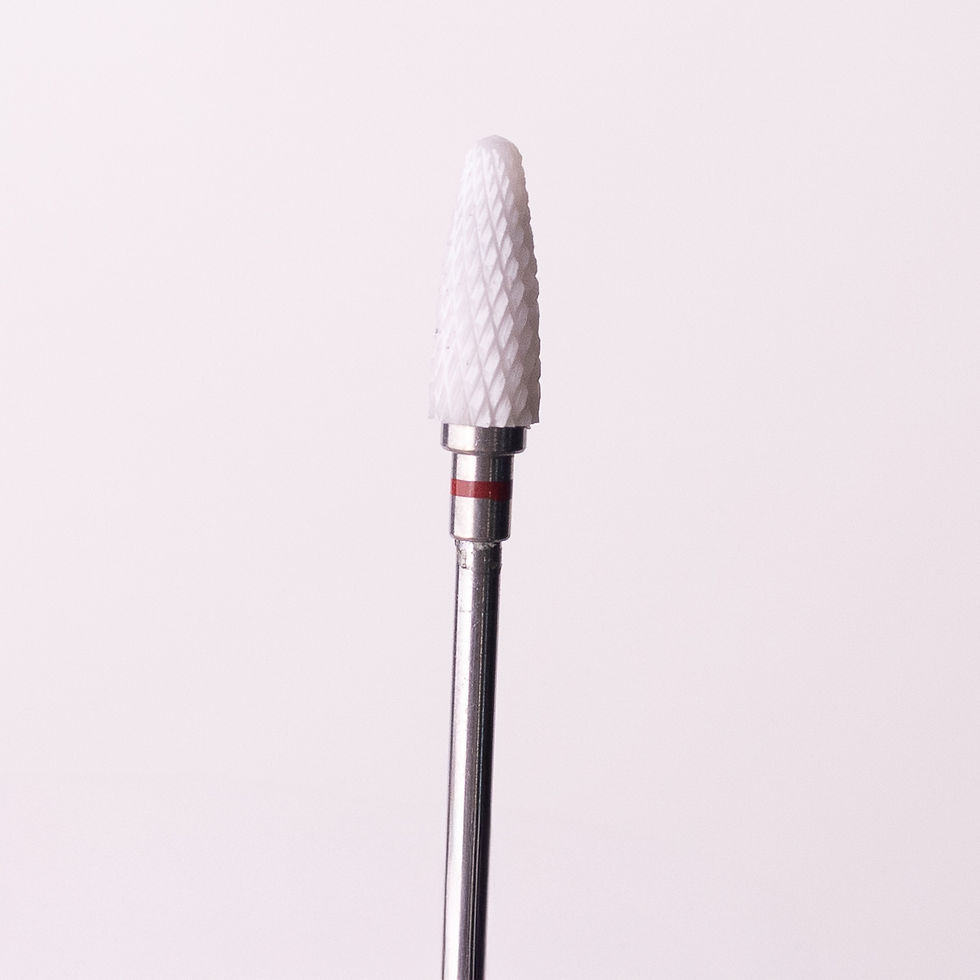 Ceramic Nail Drill Bit for Removal - red