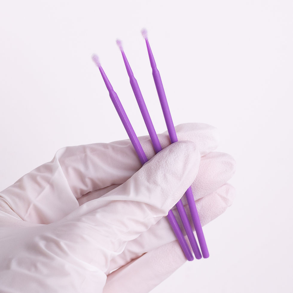 Disposable Microbrush Applicators Purple - 100pcs