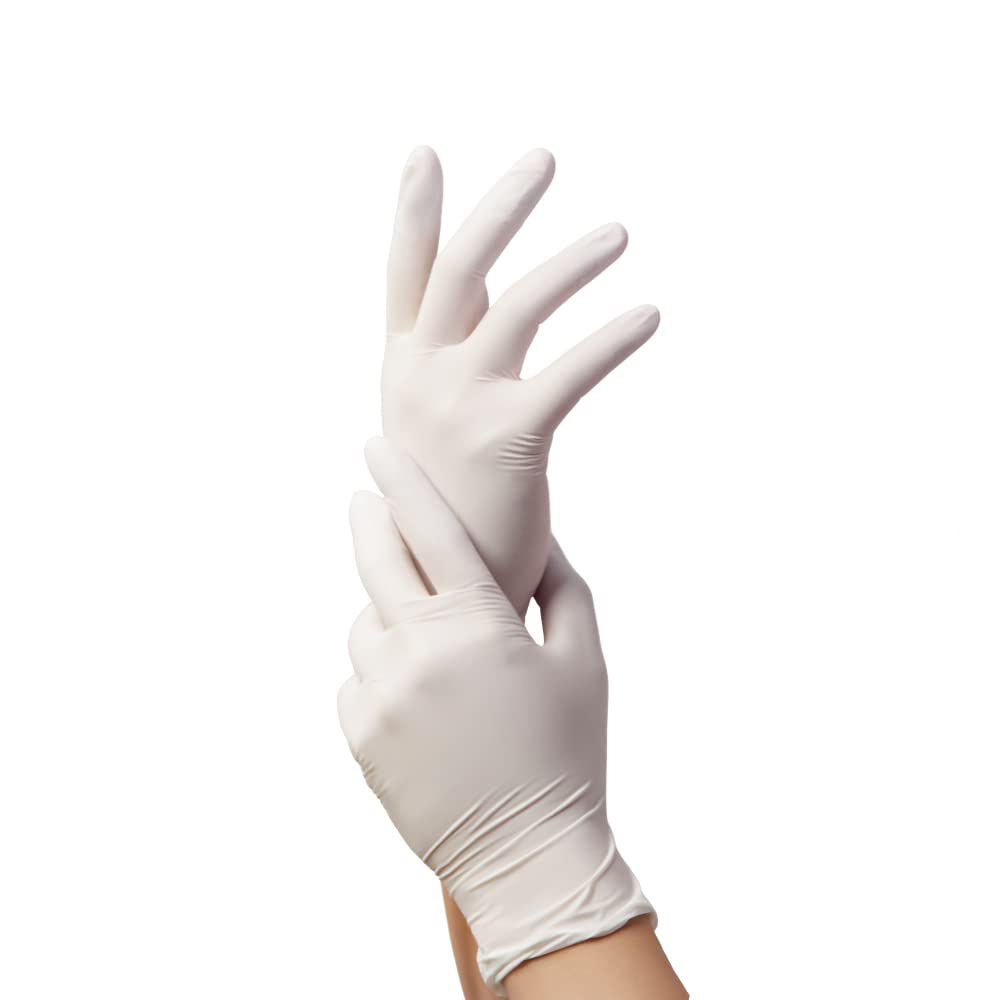 Disposable Gloves White M size 100 pcs
