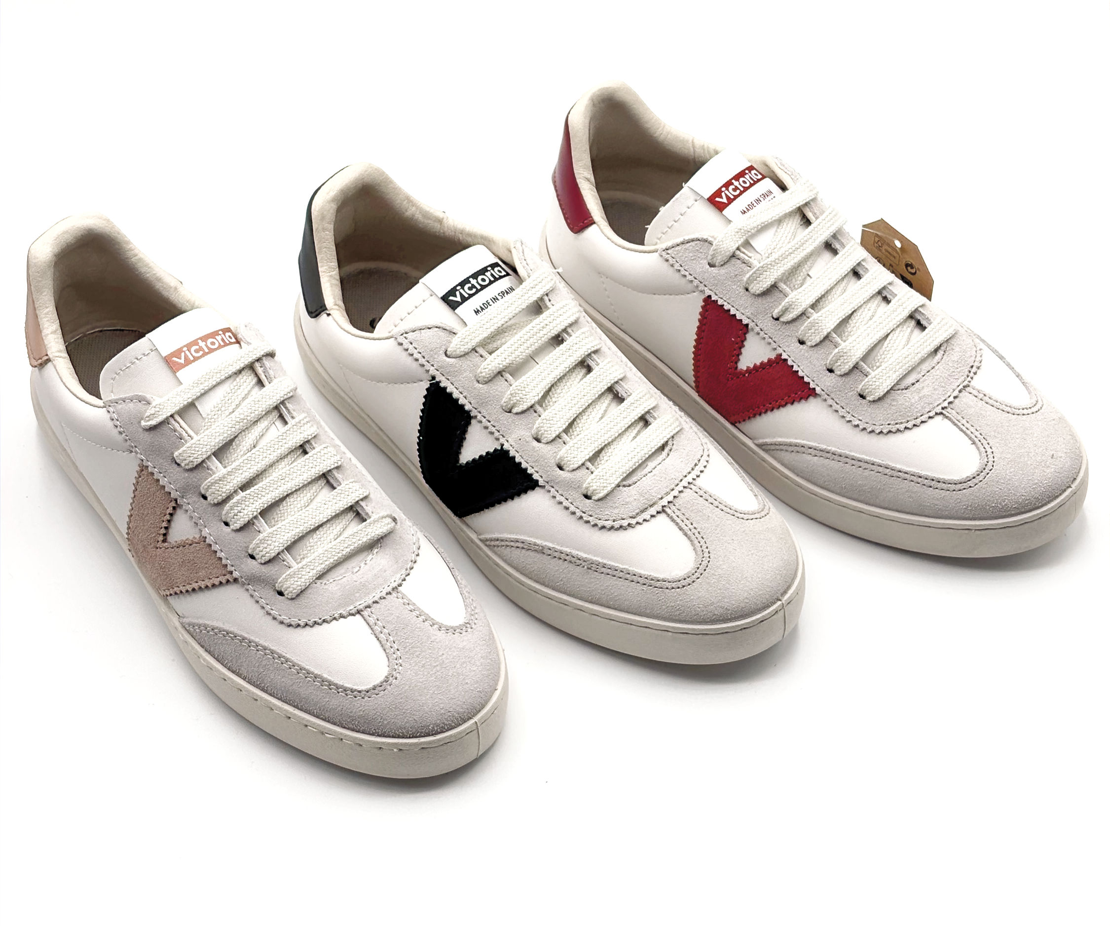 VICTORIA Sneakers Berlin effetto pelle/camoscio