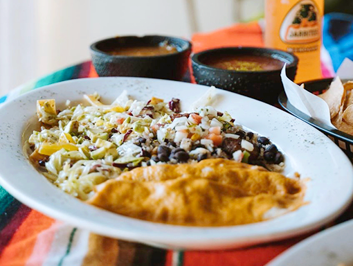 Arranged Food and Objects