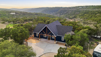 Aerial photo of House in the Texas Hill country
