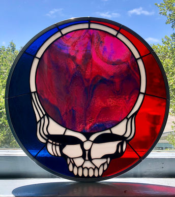 Custom Stained Glass Steal Your Face