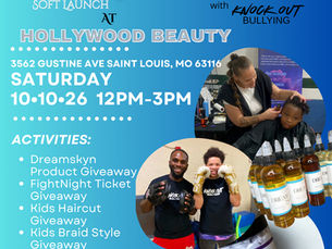 Fight Night Sponsorship! Meet and Greet and Dreamskyn Organics Soft Launch at Hollywood Beauty