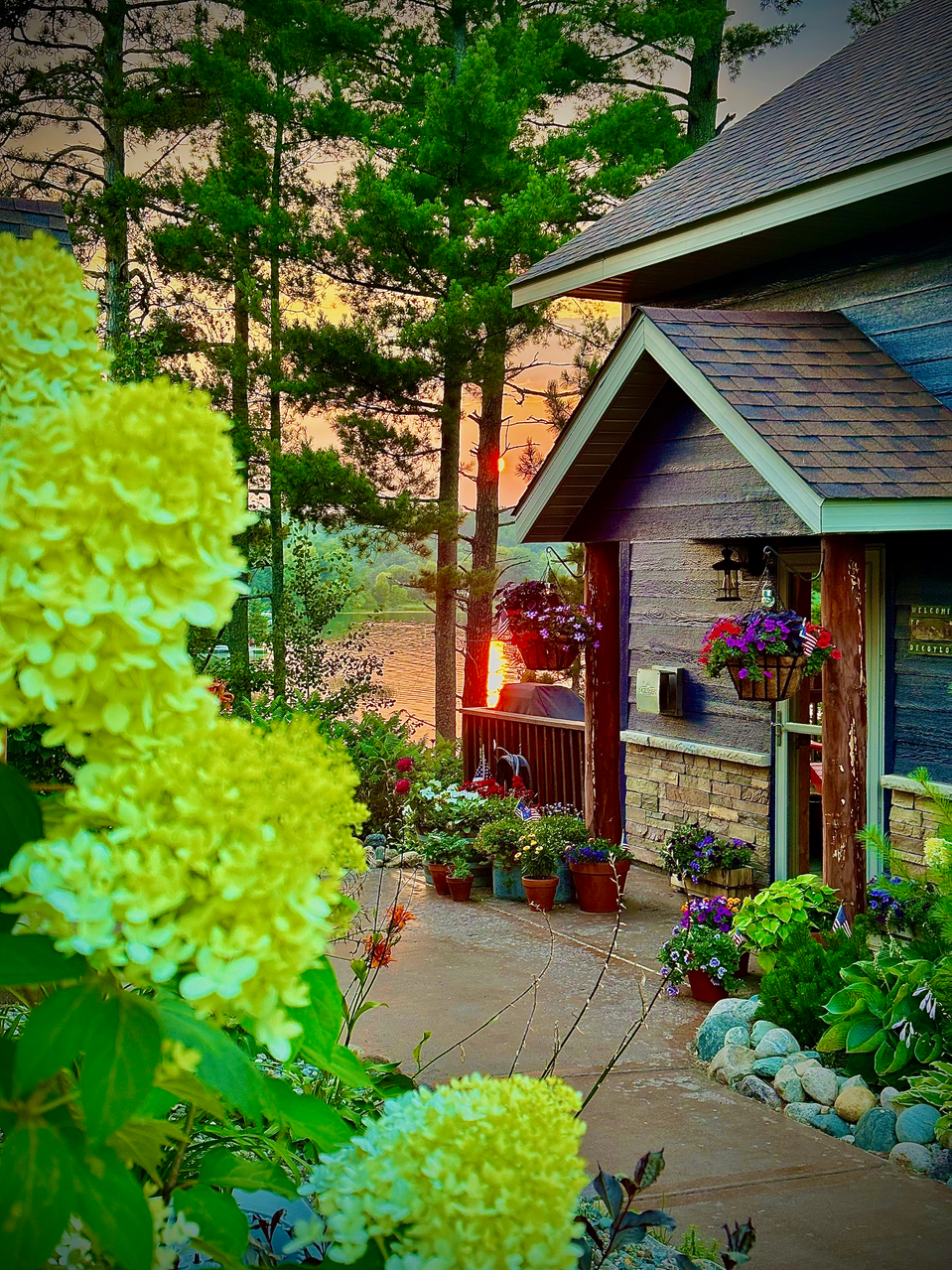 Scenic Cabin Entrance
