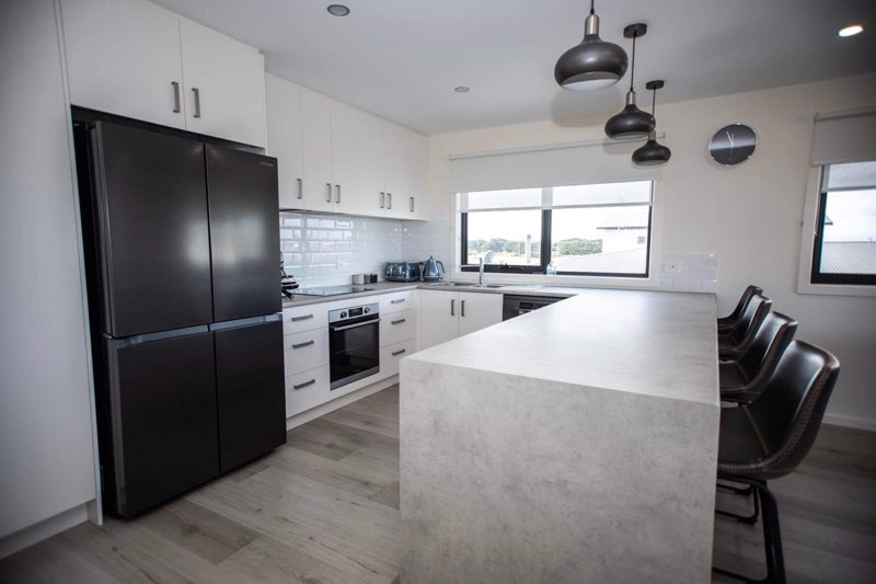 Kitchen in a new home built by Roberts Builders in Peterborough, Victoria.