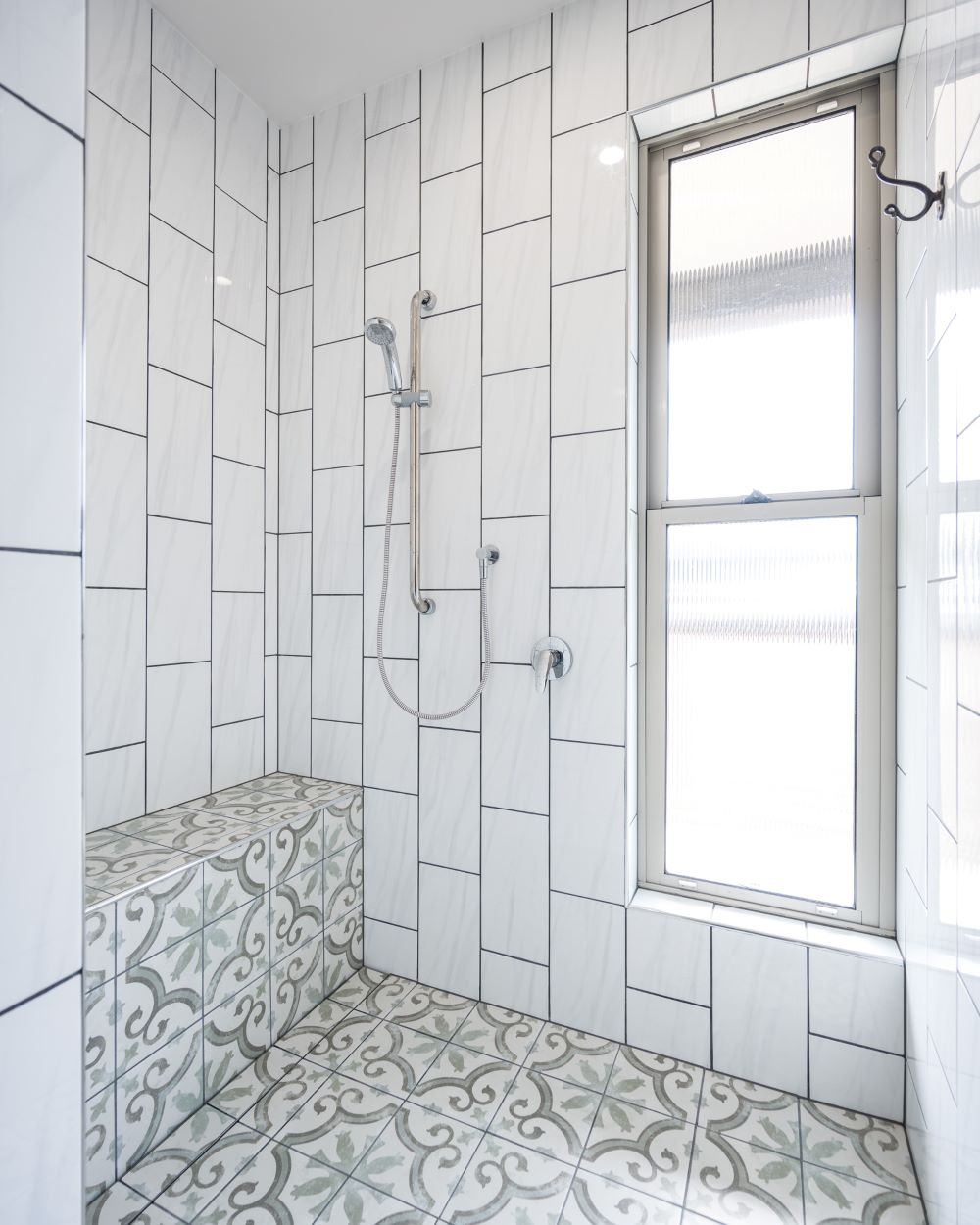 Bathroom in a new home in Cobden, Victoria built by Roberts Builders Pty Ltd.