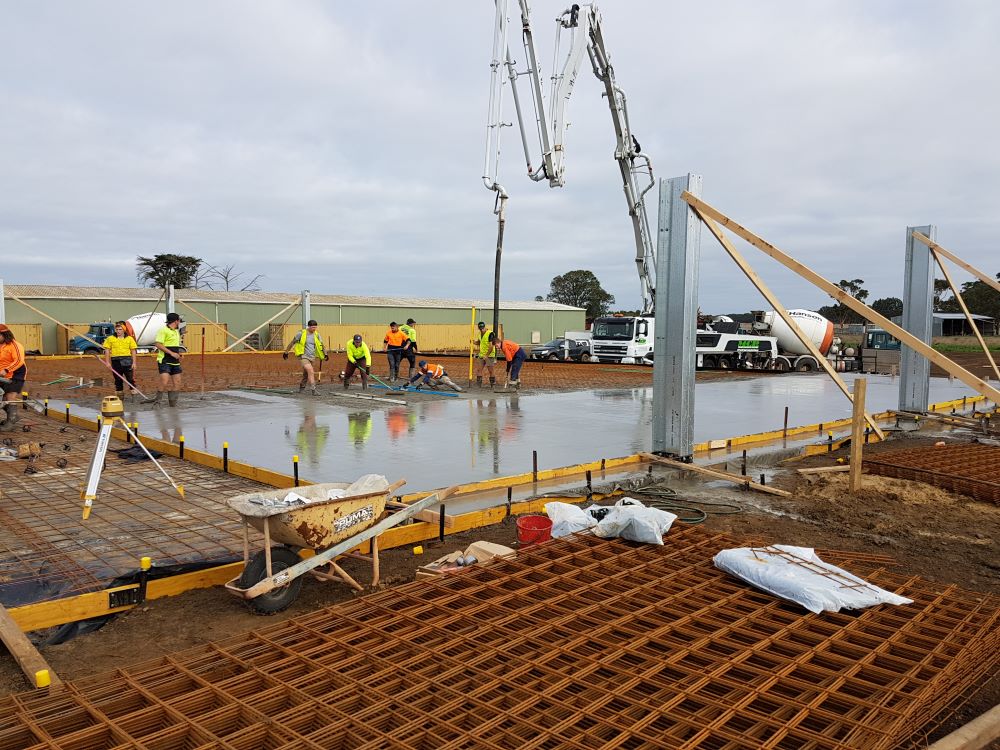 New Commercial Shed Installation - Casaccio Egg Farm Terang