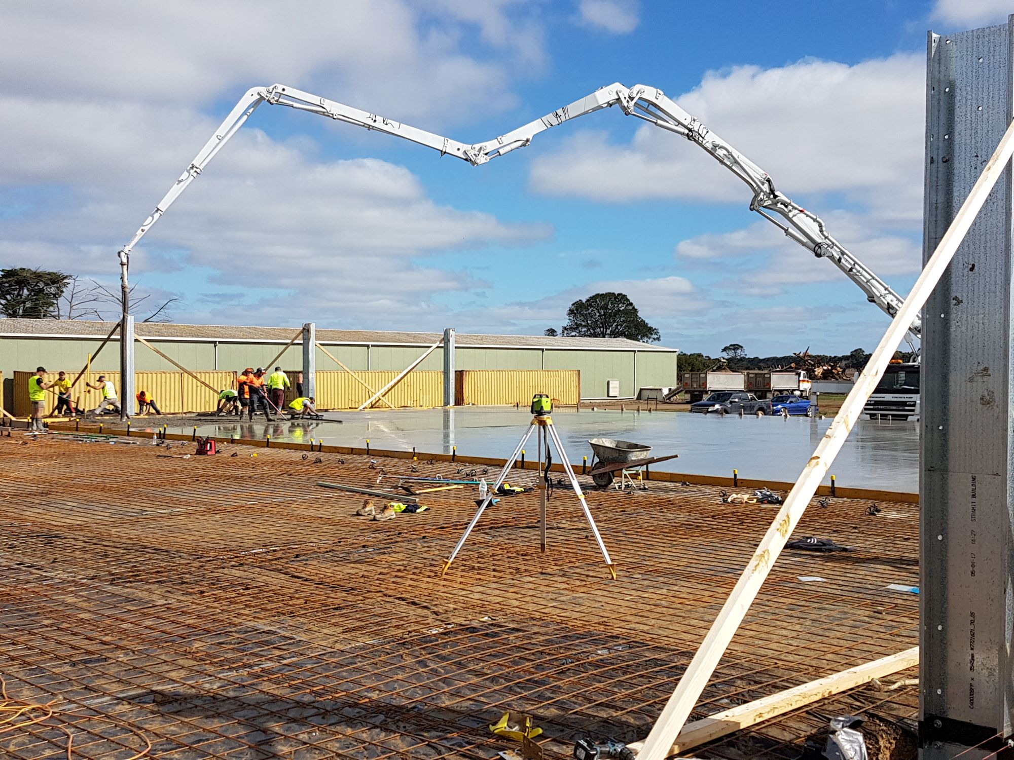 New Commercial Shed Installation - Casaccio Egg Farm Terang by Roberts Builders
