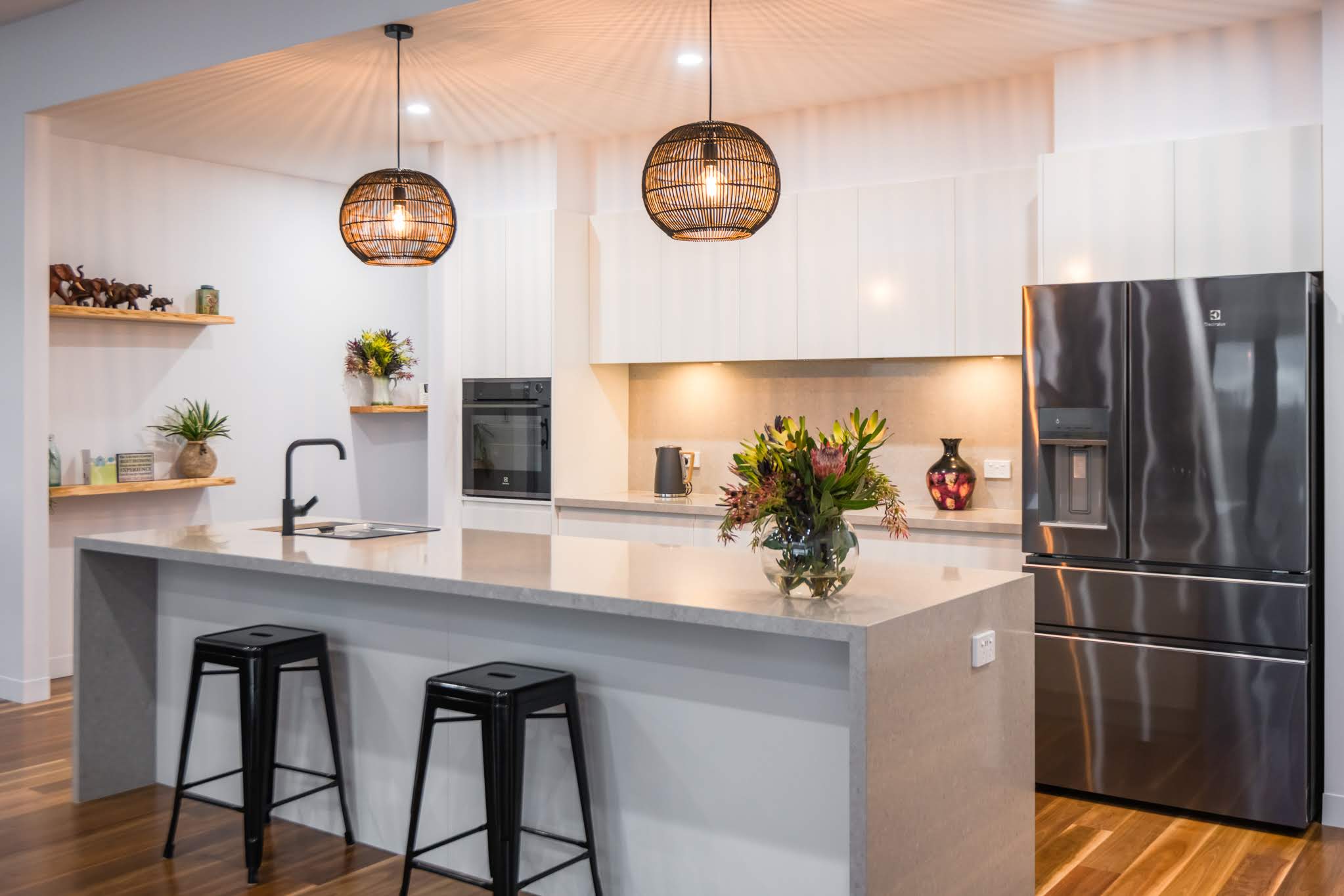 Kitchen in a new home in Glenfyne, Victoria built by Roberts Builders Pty Ltd.