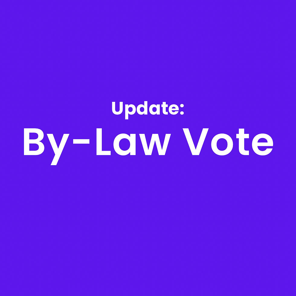 Update: July 21 By-Law Vote Results