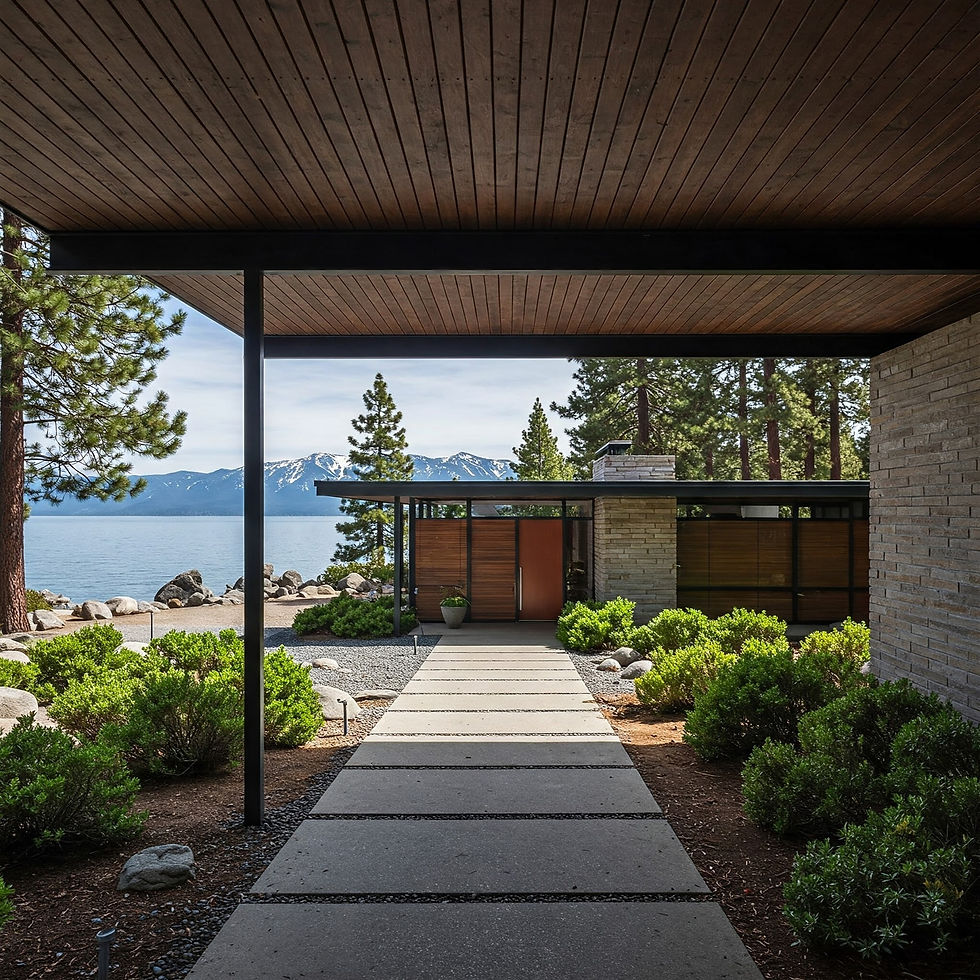 Architectural Photo Rednering Sustainable Design Build Lake Tahoe City Truckee Architect R
