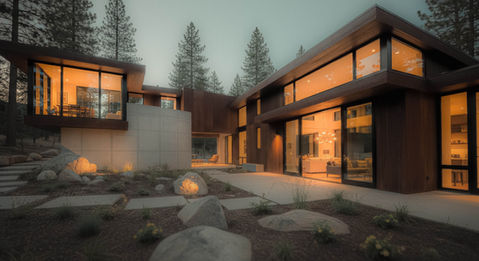 Permit-ready custom home design by MASTRIDICASA shaped around local zoning, environmental constraints, building codes, constructability, and Tahoe–Truckee residential plan review.