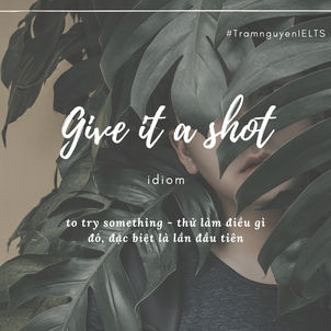 Series Mỗi Ngày Một Từ Mới - Give it a shot